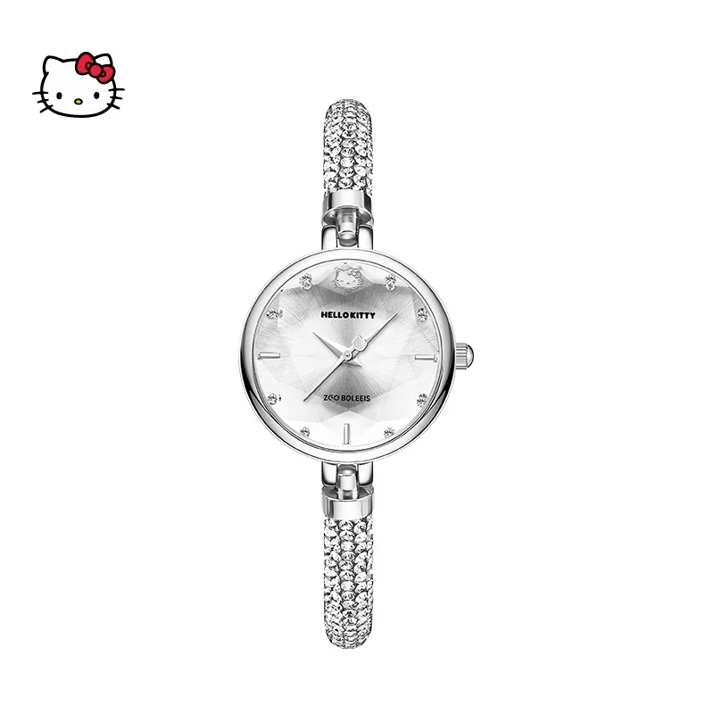 Disney Official 2021 New Arrival Cat Cute Woman Casual Japan Quartz Wrist Watch Rhinstone Scale 30m Waterproof Girl Female Clock