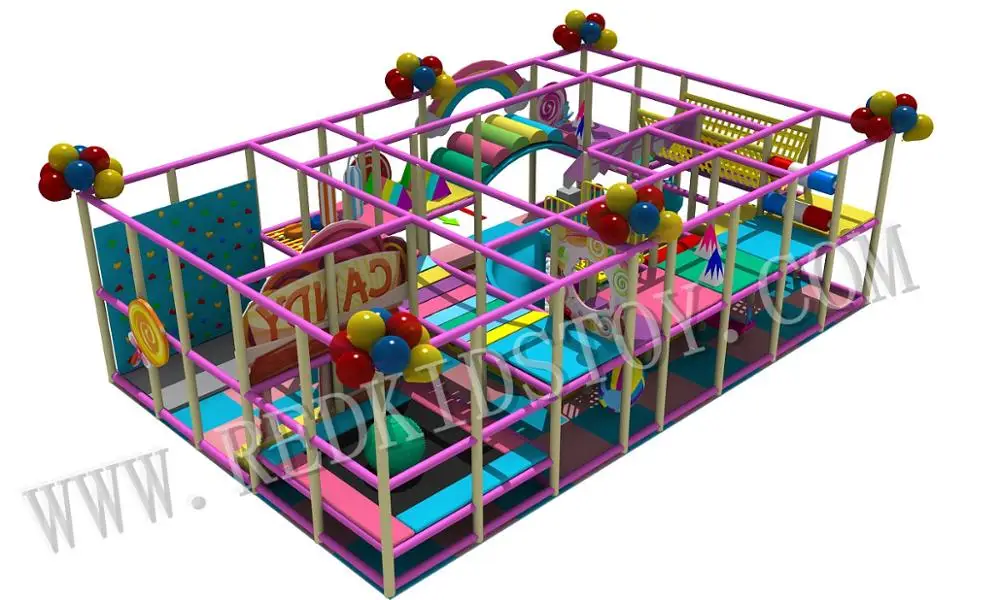 Wholesale Candy Themed Children Indoor Soft Play Equipment Direct Factory HZ-9910