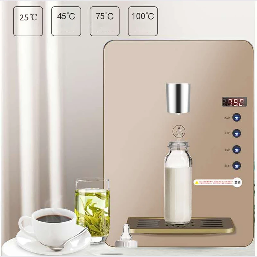 

Multifunctional Electric Wall-Mounted Water Dispenser Tankless Pipeline Instant Warm Hot Water Heater Heat Drinking Machine