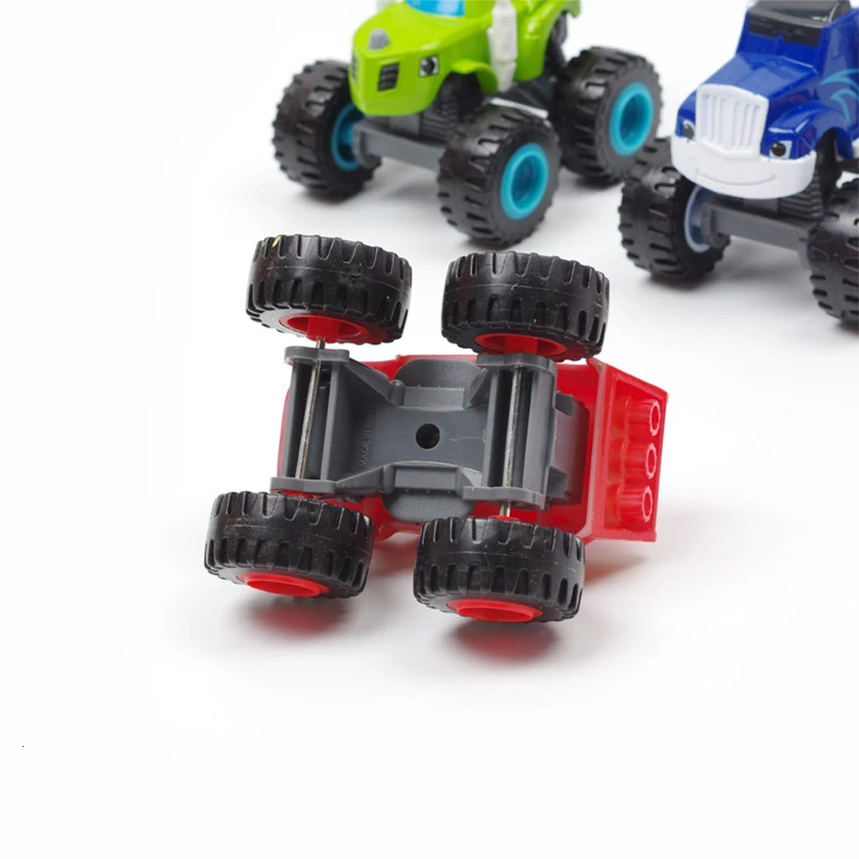 1pcs Blaze Cars Toys Russian Crusher Truck Vehicles Figure Blaze Toy Blaze The Monster Machines Scooter 6 Styles Racing Car