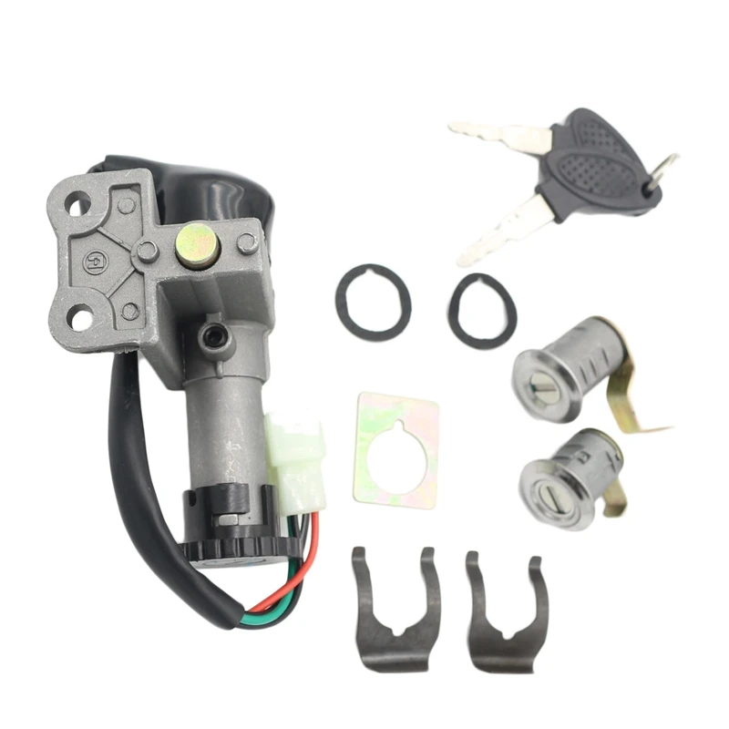 Motorcycle Ignition Switch Key Lock Set for 50Cc 150Cc GY6 Scooter Moped Taotao Jonway Roketa