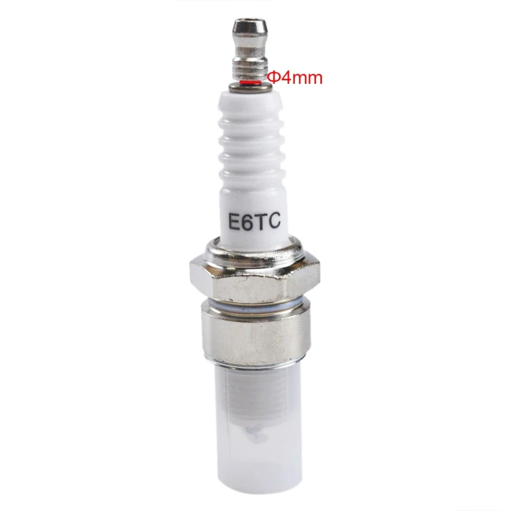 1 PCs E6tc spark plug for 4 stroke engines (gg1200, gg1300, GP40), gasoline tool candle