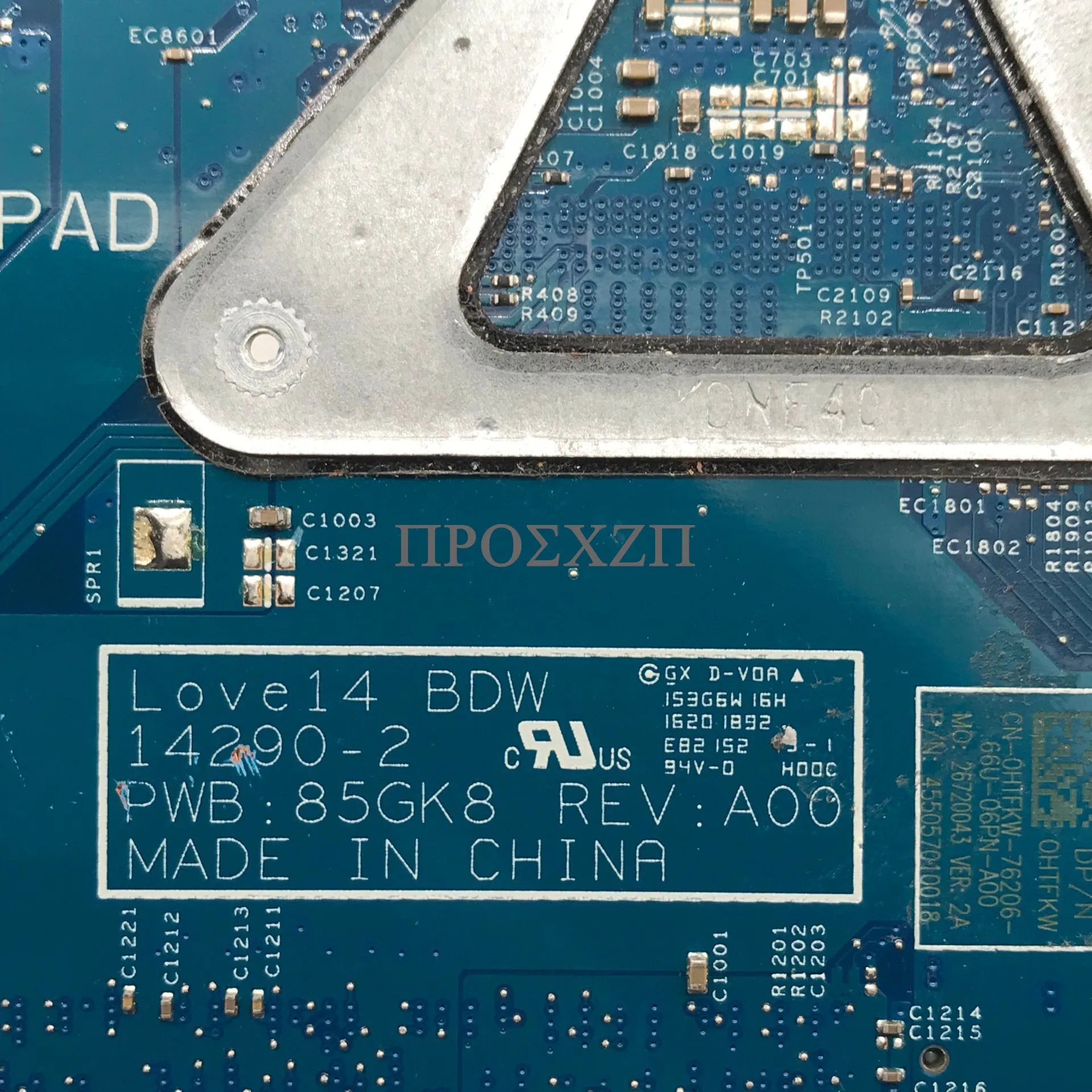 

CN-0HTFKW 0HTFKW HTFKW High Quality For 3460 3560 Laptop Motherboard 14290-2 Mainboard With SR244 I3-5005U CPU 100% Working Well