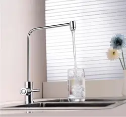 Chrome brass Water purifier Direct Drinking Faucet kitchen sink faucet Pure water tap faucet Rotatable