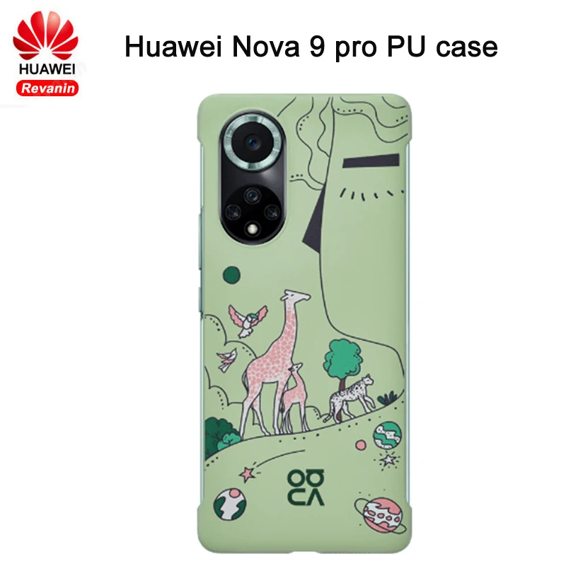 

Оригинальный чехол из ПУ для HUAWEI nova 9 nova 9 pro, тонкий противоударный пластиковый зеленый чехол для nova9 nova9 pro, защитный чехол