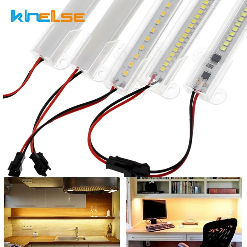 

AC220V LED Bar Lights Under Kitchen Cupboard Cabinet Strip Lamps 50cm 30cm 72LEDs 2835 LED Rigid LED Fluorescent Tube