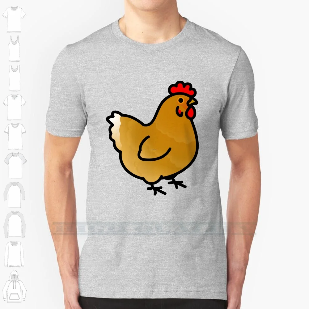 Camiseta de algodón 100% para hombre y mujer, camisa de manga corta con diseño de pollo rechoncho, aves de corral, pájaros, animales de granja