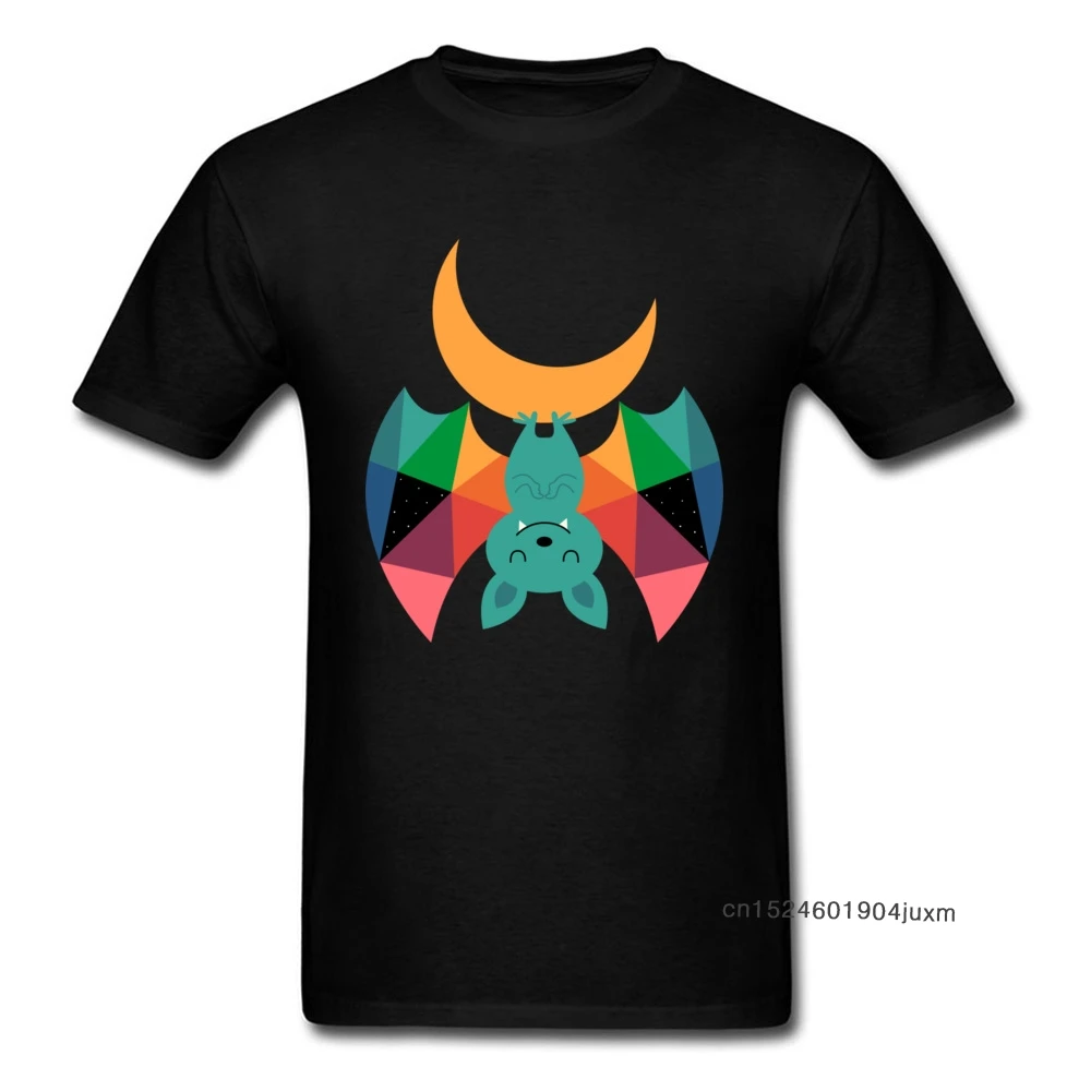 Mens T-shirt Moon Child Tshirt Geometric Bat Designer Men T Shirt Round Neck Short Sleeve Cotton Fabric Tees Summer Tops