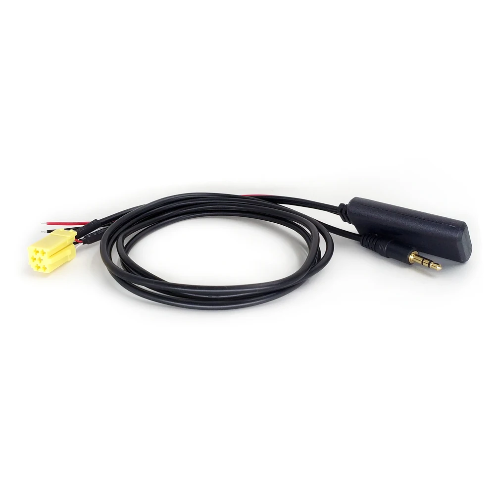 Biurlink dla Blaupunkt Car Stereo 6Pin AUX IN Bezprzewodowy odbiornik muzyczny Bluetooth i kabel audio 3,5 mm dla Fiat Bravo Panda Punto — zdjęcie 3