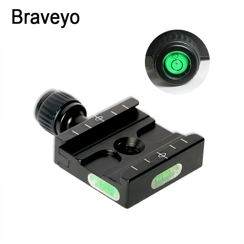 Uniwersalny zacisk kamery płyta szybkiego uwalniania zacisk QR50 przenośny statyw Monopod fotografia góra do lustrzanka cyfrowa z kluczem