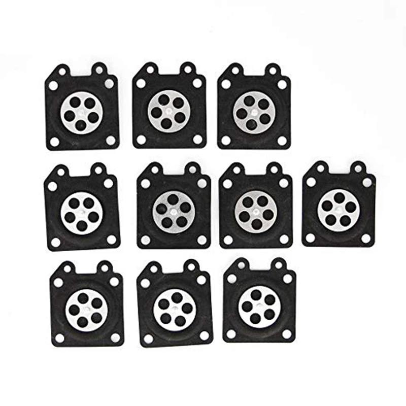 50Pcs Carburetor Parts Chainsaw Carburetor Membrane Pads for Zama Chainsaw Carburetor 2500/3800/4500/5200/5800 Accessories