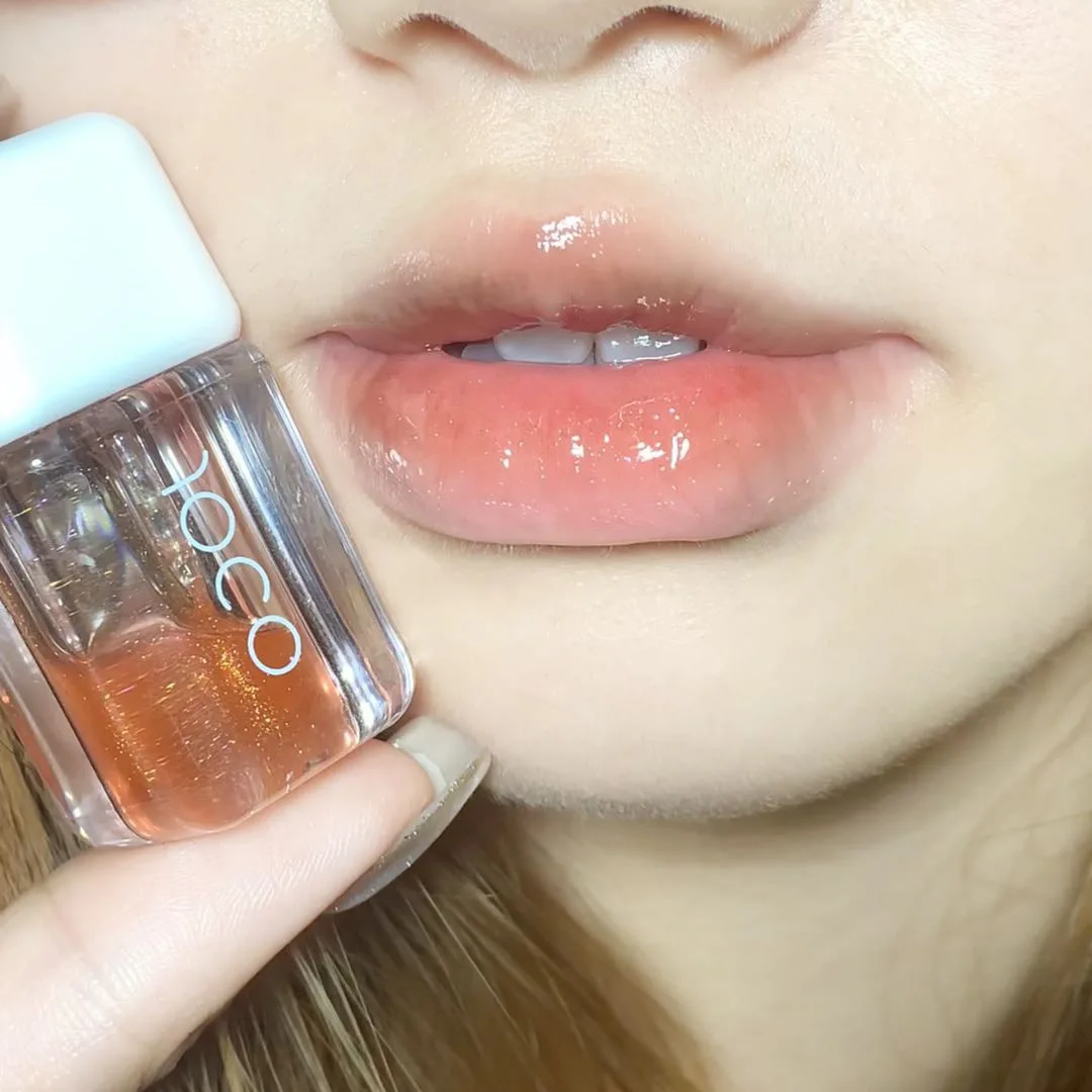 Joco water lip gloss small square water light feeling lip base makeup transparent moisturizing jelly lip oil AC449