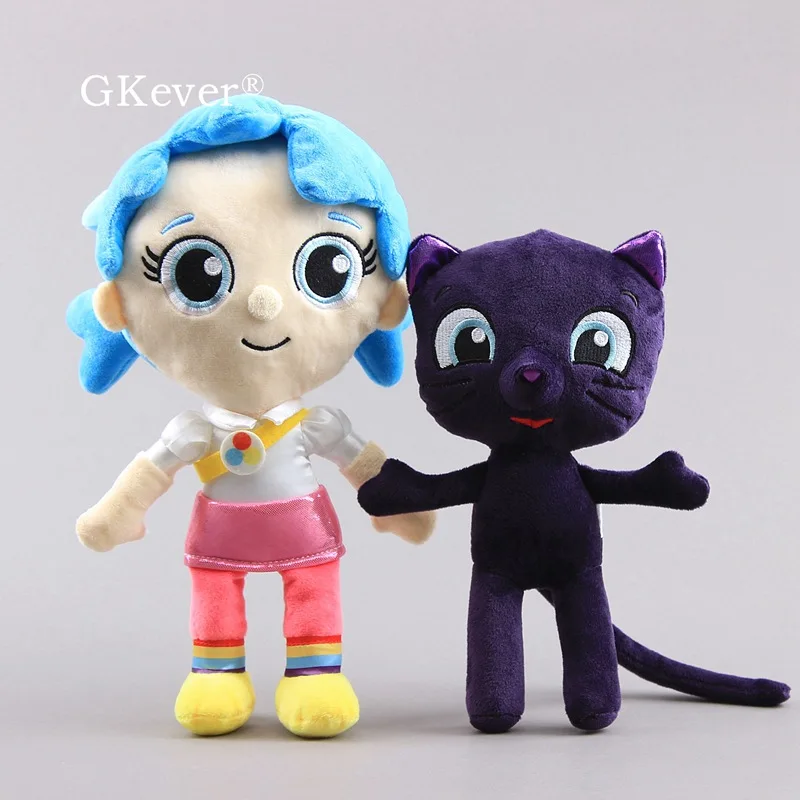 

Bartleby Cat Plush Toy True and the Rainbow Kingdom Girl True Lovely Purple Cat Children Birthday Party Gift Dolls 32 cm 26 cm