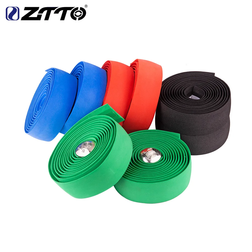 ZTTO 2PCS Road Bike Handlebar Tapes Cycling Eva Handle Cork Anti-skid And Shock Absorption Wrap Bicycle Belt Tape