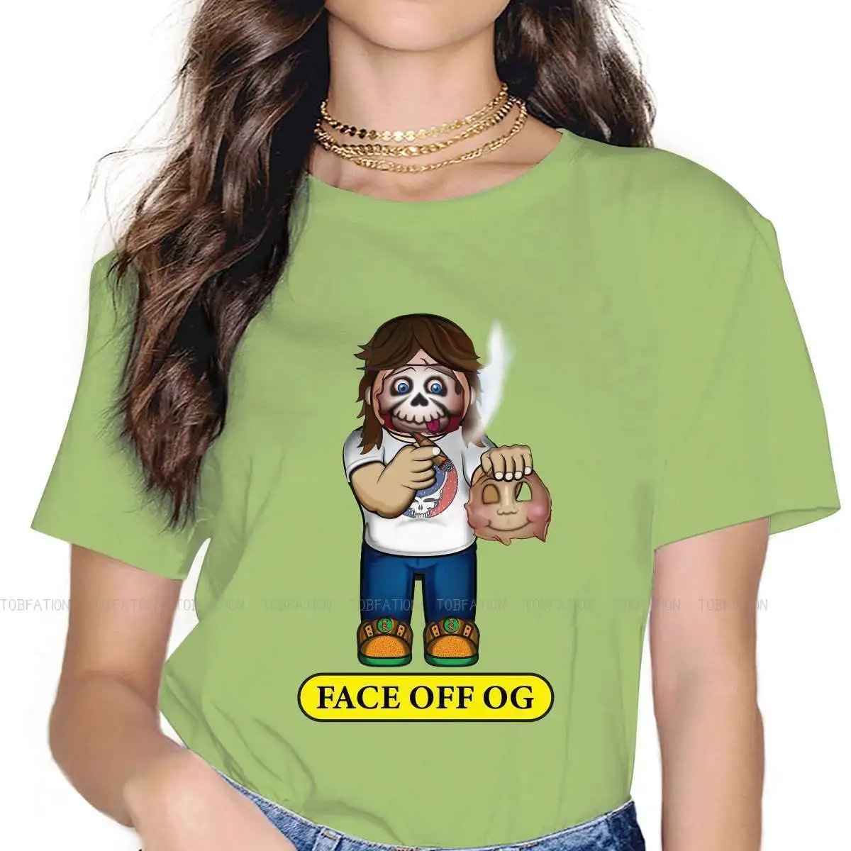 Face off OG 5XL TShirt Garbage Pail Kids Cartoon Film Style Casual T Shirt Girl Tee Special Gift Idea