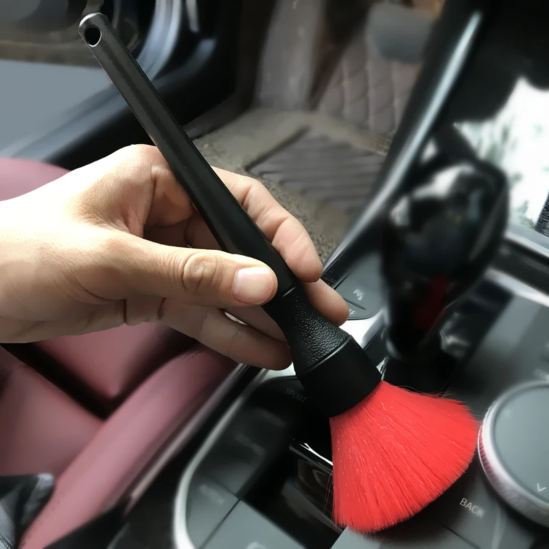 Lucullan Interior Detailing Brushes Chemical Resisdent Soft Hair Cleaning Tools For Panel Dashboard Air Condition