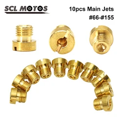 SCL MOTOS Motorcycle Carbureot Main Jet Kit Set For Dellorto 6413 M6 #66-#155 For DE 6413 FRD/A/B/C/G PHB/H/L/N/R VHB/Z/T VHS/G