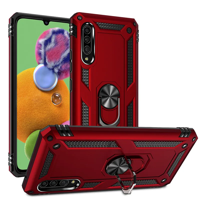 Für Samsung Galaxy A90 5G Fall Magnet Auto Ring Ständer Halter Abdeckung für Samsung A90 5G EINE 90 SM-A908B 6,7'' Coque funda capa