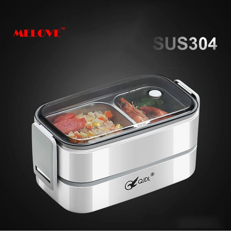 Stainless Steel Insulated Lunch Box for Student and Office Worker,Breakfast Boxes, Food Storage,Suitable for Microwave Oven