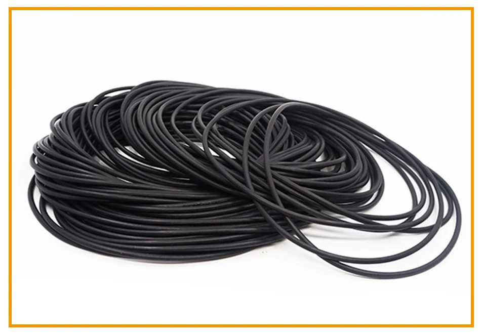 NBR O Ring Seal Gasket Thickness CS3.1mm OD10-190mm Wear Resistant Automobile Petrol Nitrile Rubber O-Ring Waterproof Black.-.