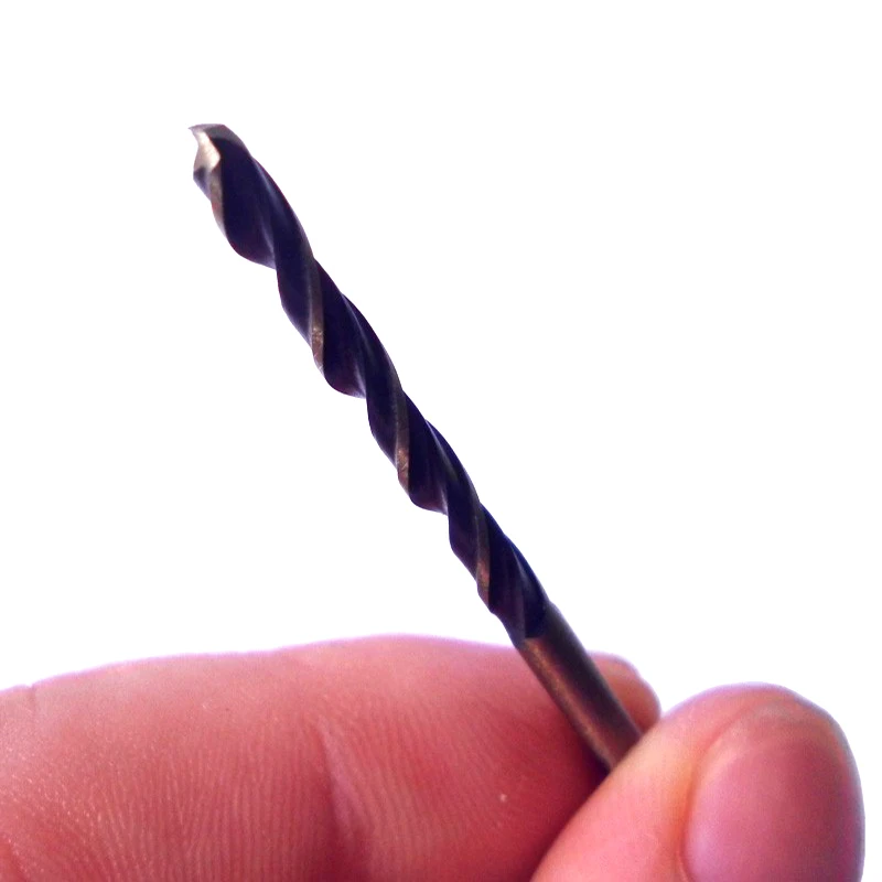 卸売sijibosi 10pc 3.0 × 61ミリメートルhssストレートシャンクツイストドリルビットHRC65-68