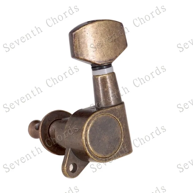 1 Set Bronze-Kupfer-Stimmwirbel für E-Gitarre und Akustikgitarre, Stimmmechaniken, Saiten, Knöpfe, Stimmapparate, Zubehörteile – Detail 14
