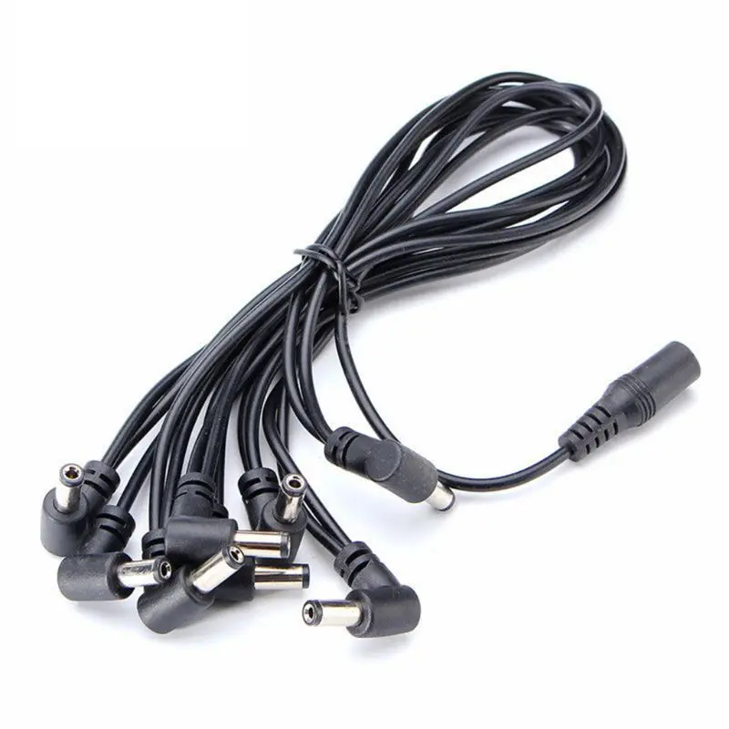 2024 New 1pc 9V 2A Daisy Chain Leads Cable for Electric Guitar Effects Pedal 3/4/5/6/8 Ways