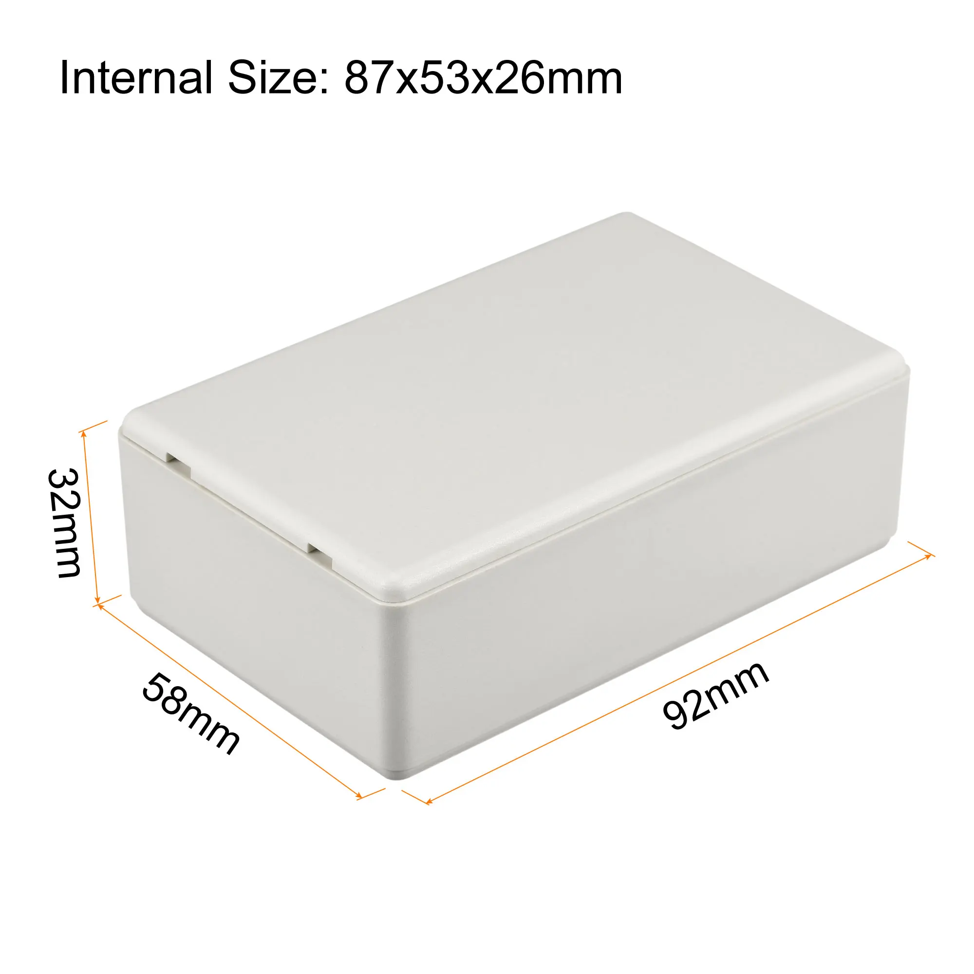 92x58x32mm ABS Dustproof Box Small Size Plastic Cover Enclosure Box Electronic DIY Project Junction Box Housing Instrument Case