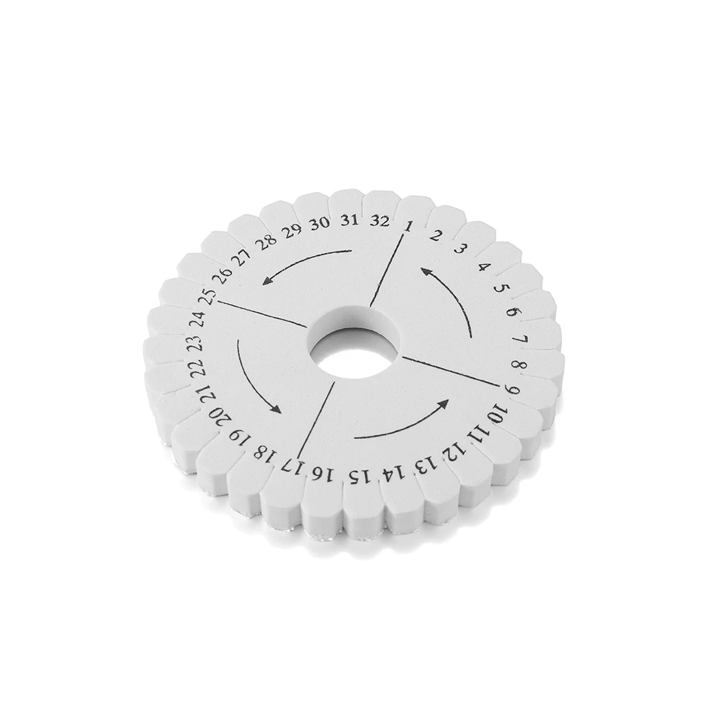 2 teile/satz Runde & Platz Armband Stricken Kumihimo Disc Disk Tablett Geflochtenen Seil Knoten Weben Schmuck Desgin Bord Schmuck Werkzeug – Detail 10