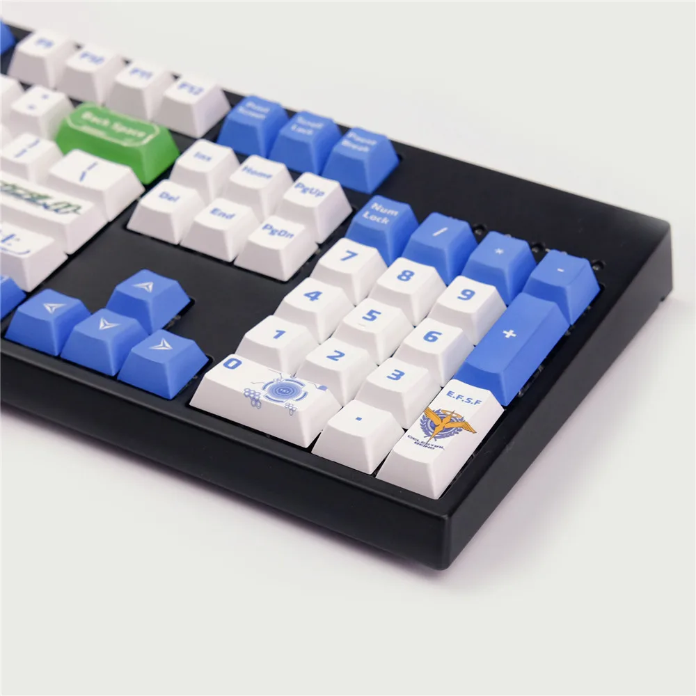 Nasadki klawiszy Solider profil wiśniowy PBT DYE Sub Keycap 2U 1.75U 1.5U Shift dla 60 61 64 68 87 96 104 108 klawiatura mechaniczna