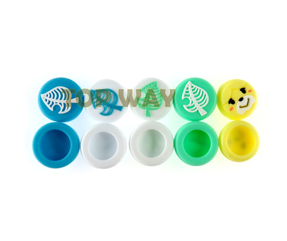 Cubierta de palanca de mando de pulgar para Nintendo Switch Lite, cubierta de Joystick para mando de NS, campana, hoja de árbol, oso, 2 piezas