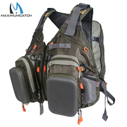 Maximumcatch Fly Fishing Vest With Free Size Fishing Backpack And Vest Combo