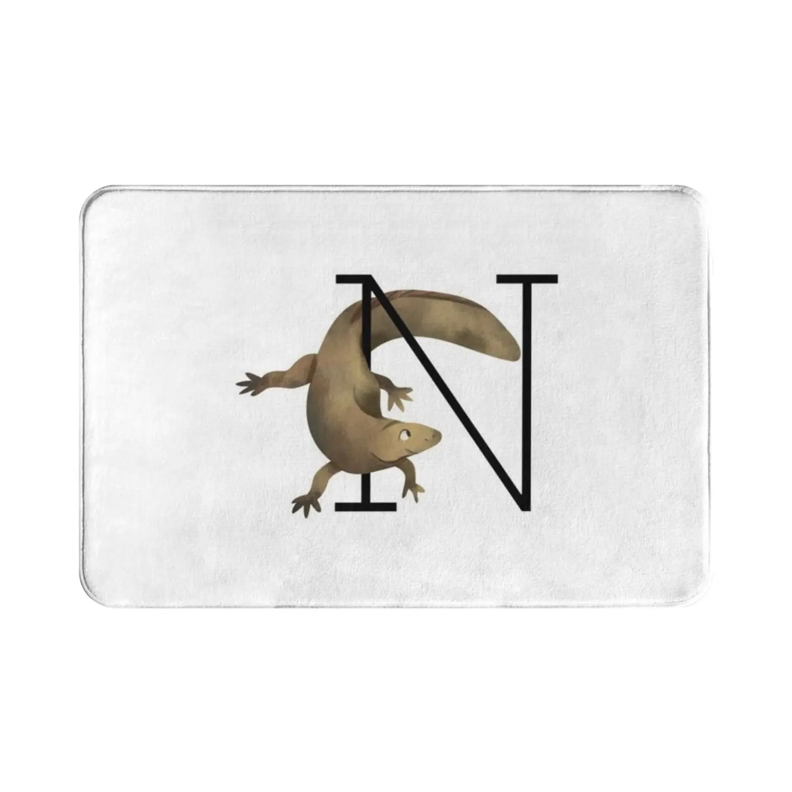 

N As Newt (Алфавит животных) Ковер Коврик Коврик Подушка Мягкая буква Начальный алфавит Учиться Обучение Мальчик Девушка Ребенок