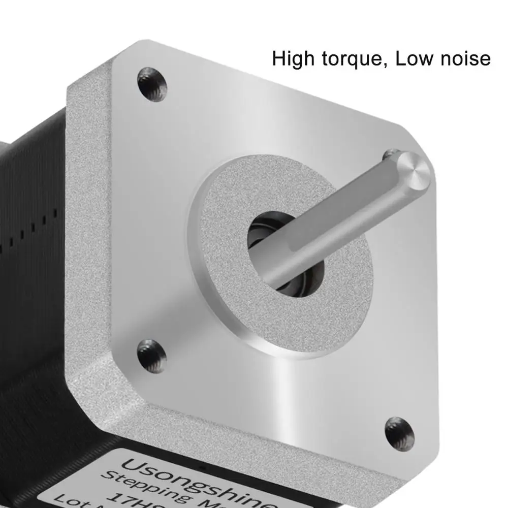 5Pcs 4-lead Nema17 Stepper Motor 42 Motor Certification Nema 17 Motor 42BYGH 1.5A 17HS4401 For Ender 3 CR10 3D Printer CNC XYZ