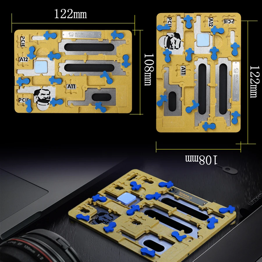 MECHANIC MR-X for IPHONE X XR XS MAX 11 11PRO MAX Main board heat dissipation fixture fingerprint Deleting glue Fixed clamp