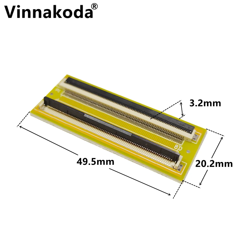 1 Stuks Ffc/Fpc Uitbreidingsbord 0.5Mm Tot 0.5Mm 80P Adapterbord