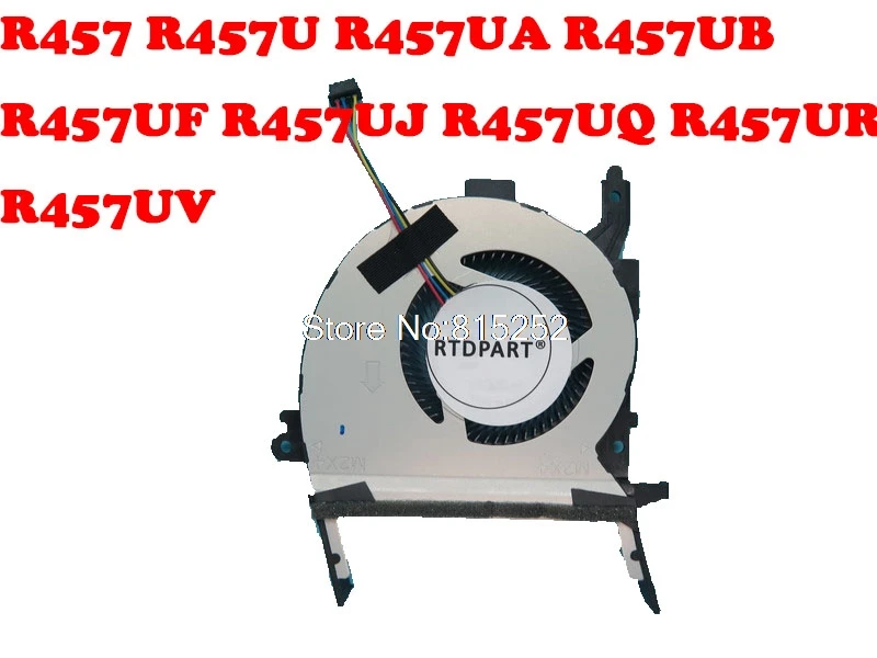 Laptop CPU FAN For ASUS R457 R457U R457UA R457UB R457UF R457UJ R457UQ R457UR R457UV DC5V 0.4A