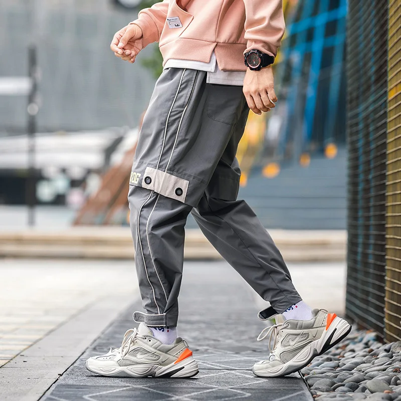 

Fashion Spring 2020 Pants Men Brand New Hip Hop Men Harem Pants All Match Casual Mens Cargo Pants Slim Fit Trousers Men M-6XL