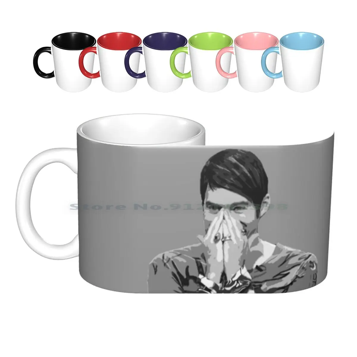 Stefon Comic Illustrated Ceramic Mugs Coffee Cups Milk Tea Mug Saturday Night Live Snl Bill Hader Stefon Stefon Snl Snl Cast