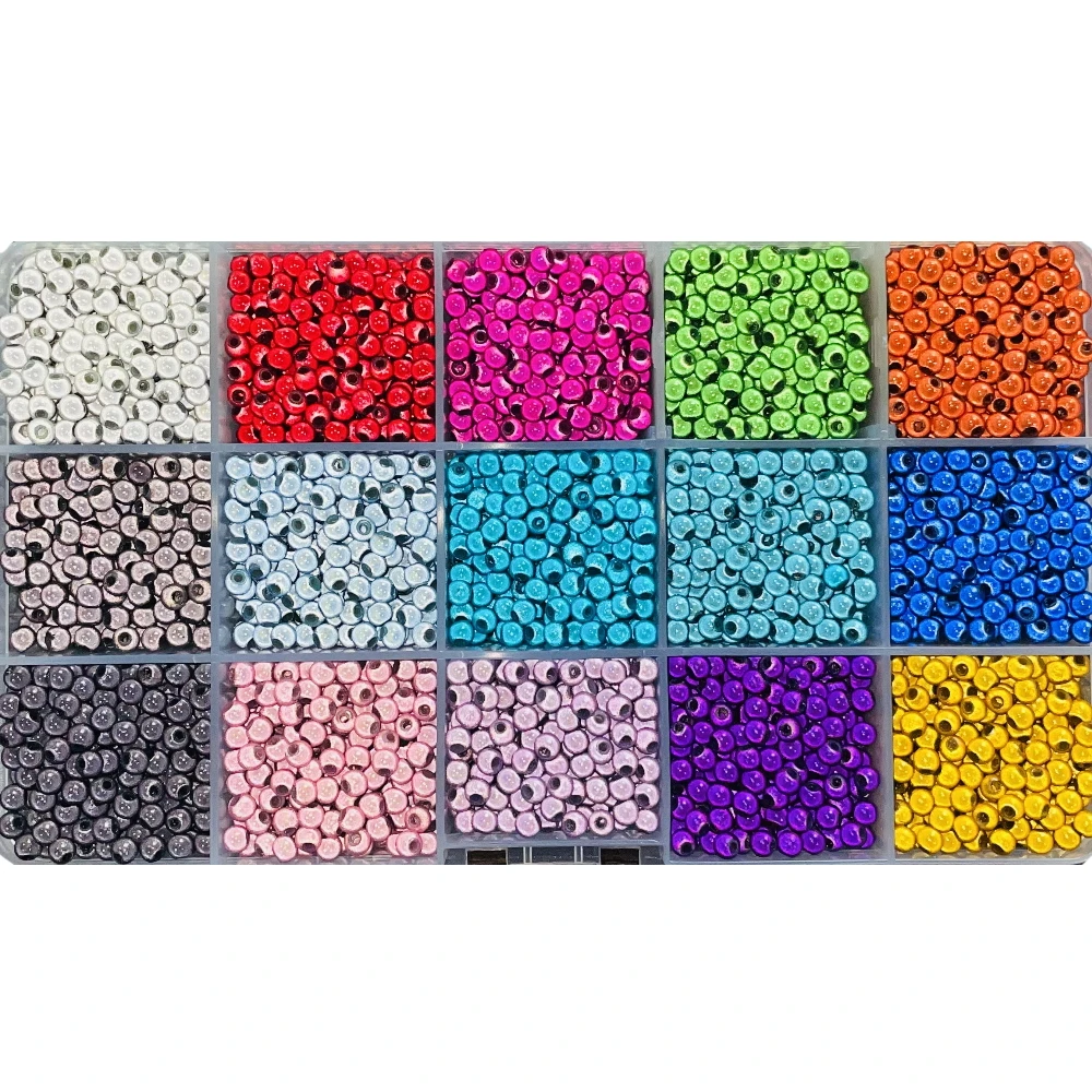 Wholesale 4 6 8mm 15 Colors 3D Illumination Miracle Beads for Jewelry Making, Jewelry Beads Assortments for Handmade Crafts