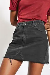 New Black and Blue Summer Short Denim Skirt For Women Fashion Casual Sexy Mini Jeans Skirt S-2XL High Quality Clothing