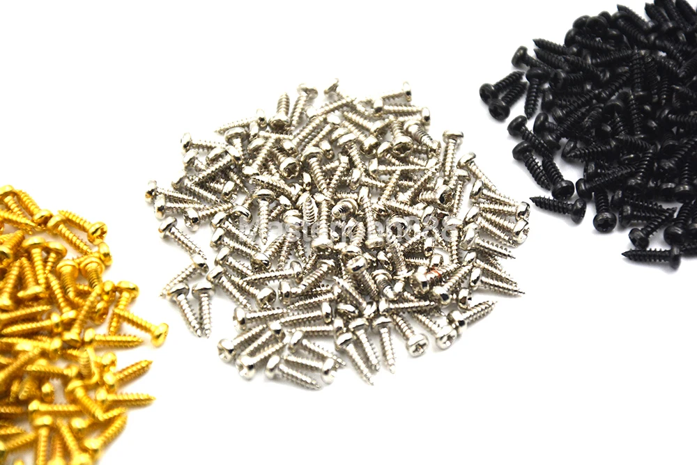 100pcs Acoustic Electric Guitar Bass Tuning Pegs Tuners Machine Head Screws