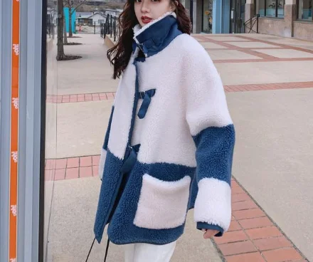 2022 Winter Women High Quality Faux Rabbit Fur Coat Luxury Long Fur Coat Lapel OverCoat Thick Warm Female Plush Coats