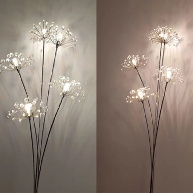 

Modern LED Floor Lamps for Bedroom Lighting Fixtures Led Ball pendant lamps 1-32 heads many types silver G4 LED Dandelion light