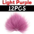12 piezas de color morado claro