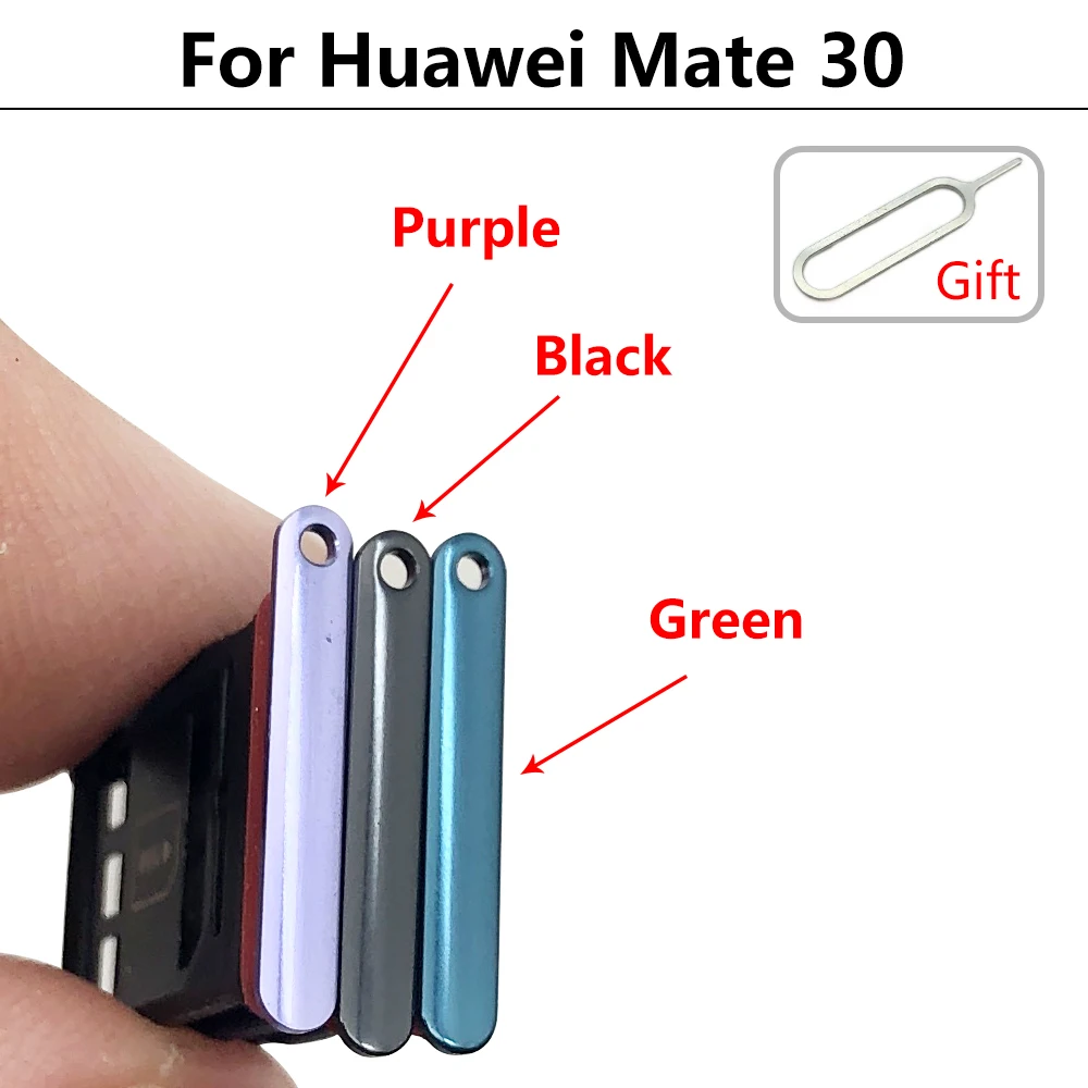 For Huawei Mate 20 Lite 30 Pro X 20X Micro Nano SIM Card Holder Tray Slot Holder Adapter Socket