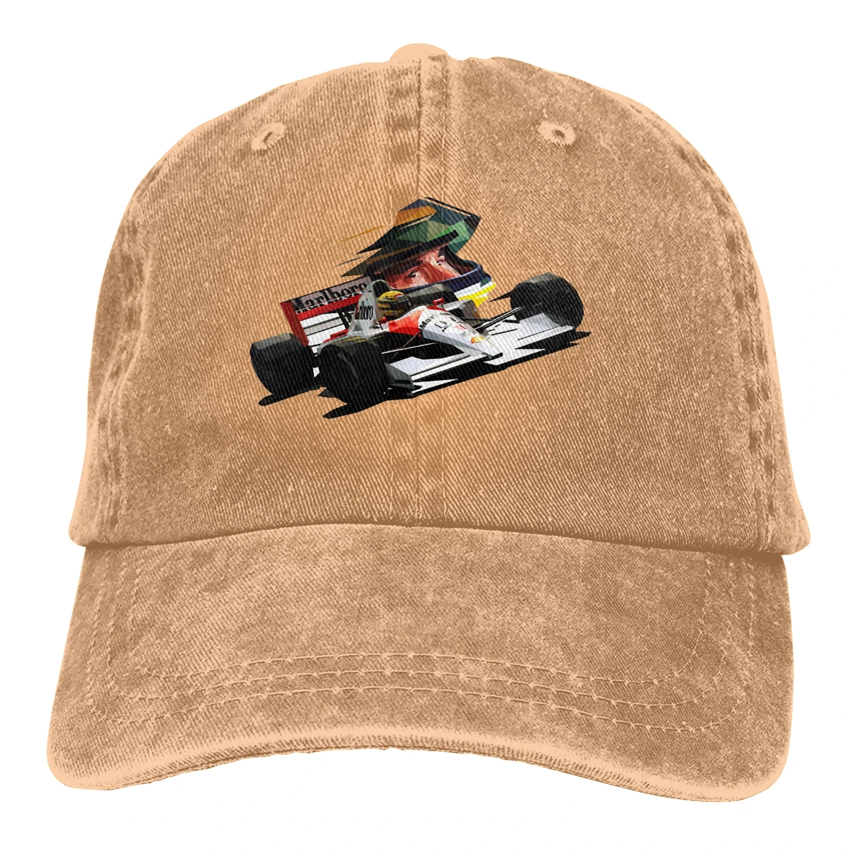 Low Poly Baseball Cap Men Ayrton Senna Caps colors Women Summer Snapback Caps