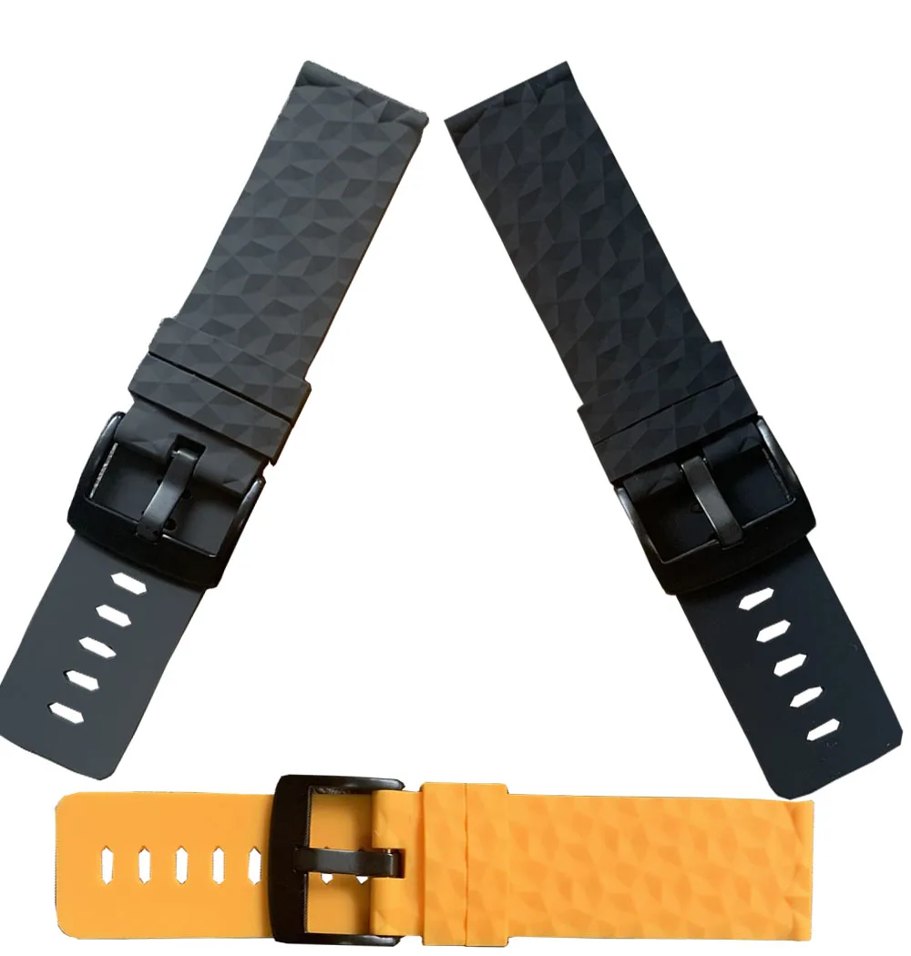 24mm Silicone Rubber Watch Strap For Suunto 9 / Baro Watch Band Suunto 7 Watchband Spartan Watch Band Traverse Strap