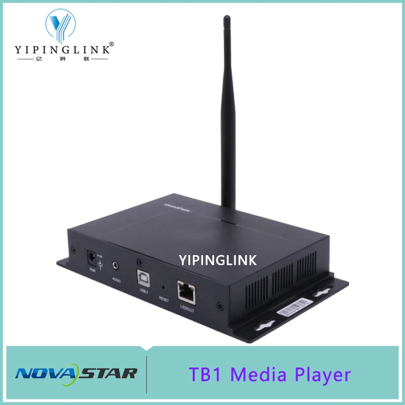 Novastar TB1 Offline Full Color LED Screen Media Player Box TB1-4G Asynchronous Outdoor LED Display Sending Box Controller