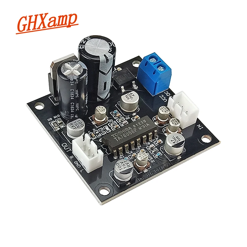 

GHXAMP TA7668 Tape Drive Preamplifier Amplifier Tape Deck Board Magnetic Head Preamp Audio Recorder Desktop radio DIY